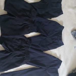 Navy blue school uniform pants & shorts